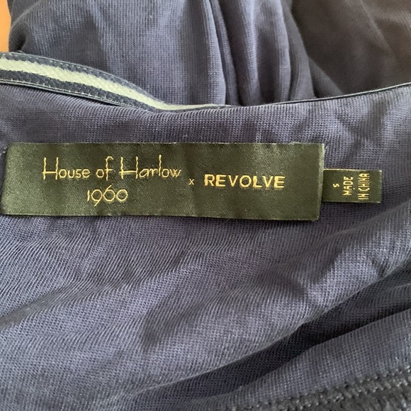 House of Harlow 1960 x REVOLVE Loretta Dress in Navy Size S - Picture 3 of 6